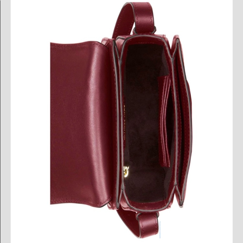 MICHAEL KORS CARY Oxblood Saddle Crossbody - Picture 4 of 13